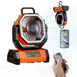 Outdoor Camping Fan - orange color option