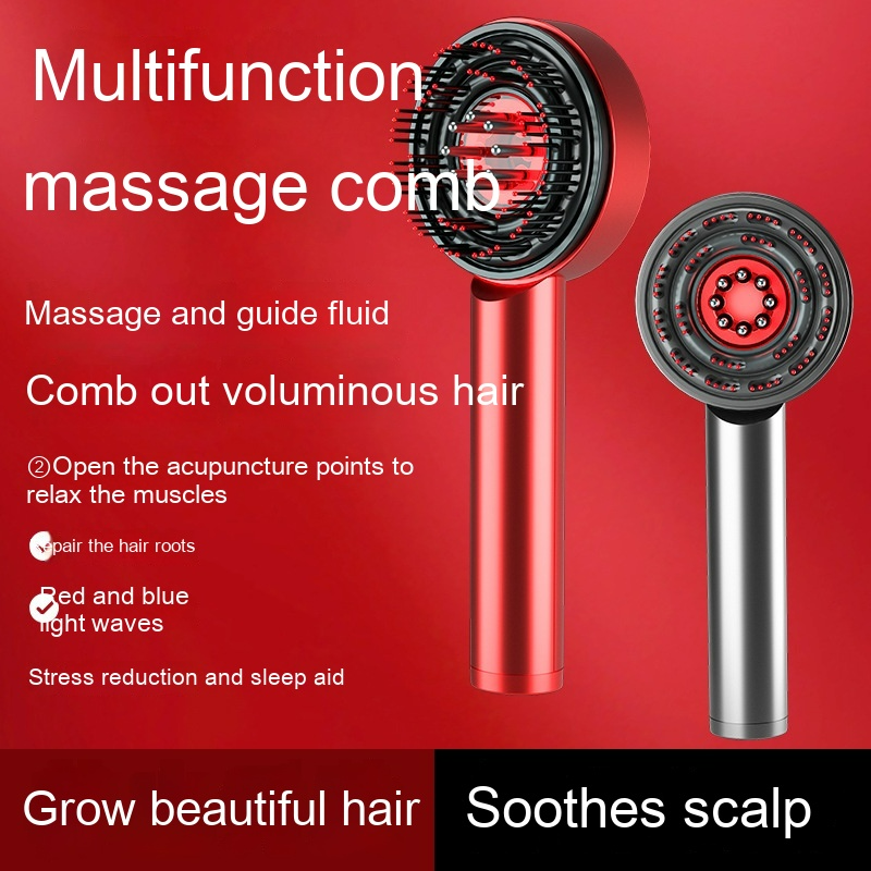 Comb Scalp Massager - soft bristle scalp massage comb