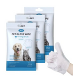 Pet Cleaning Gloves and Wipes - extra thick disposable gloves