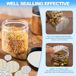 45Mm/1.76Inch Foam Lid Liner, 50 Pack PS Foam Resistant Tamper Pressure Sensitive Seal with Dustproof Paper Back for Bottle Cap Liners Seals