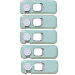 1/3/5PCS Child Proof Refrigerator Locks Cabinet Lock Fridge Locks for Kids Safety Baby Freezer Door Latches with Adhesive Tape