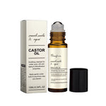 Castor Oil Eye Serum Anti-Wrinkle Remove Dark Circles Eye Bags Anti-Puffiness Lift Firm Ball Massage Moisturize Nourish Eye Care