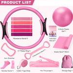 13-Piece Yoga and Pilates Set - pilates ring and yoga ring