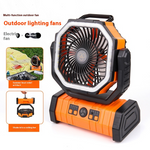 Outdoor Camping Fan - 3-speed adjustable fan modes