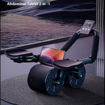 Automatic Rebound Abdominal Wheel - pink color option