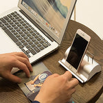 Gadget Charging Station with Stand - built-in phone and tablet stand