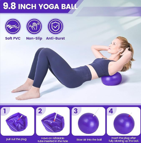 13-Piece Yoga and Pilates Set - full workout kit with bag