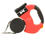Auto Double Dog Leash - grey color option