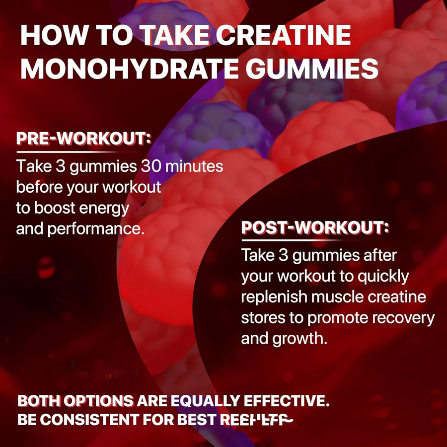 Muscle Boost Gummies - creatine gummies for muscle recovery and energy