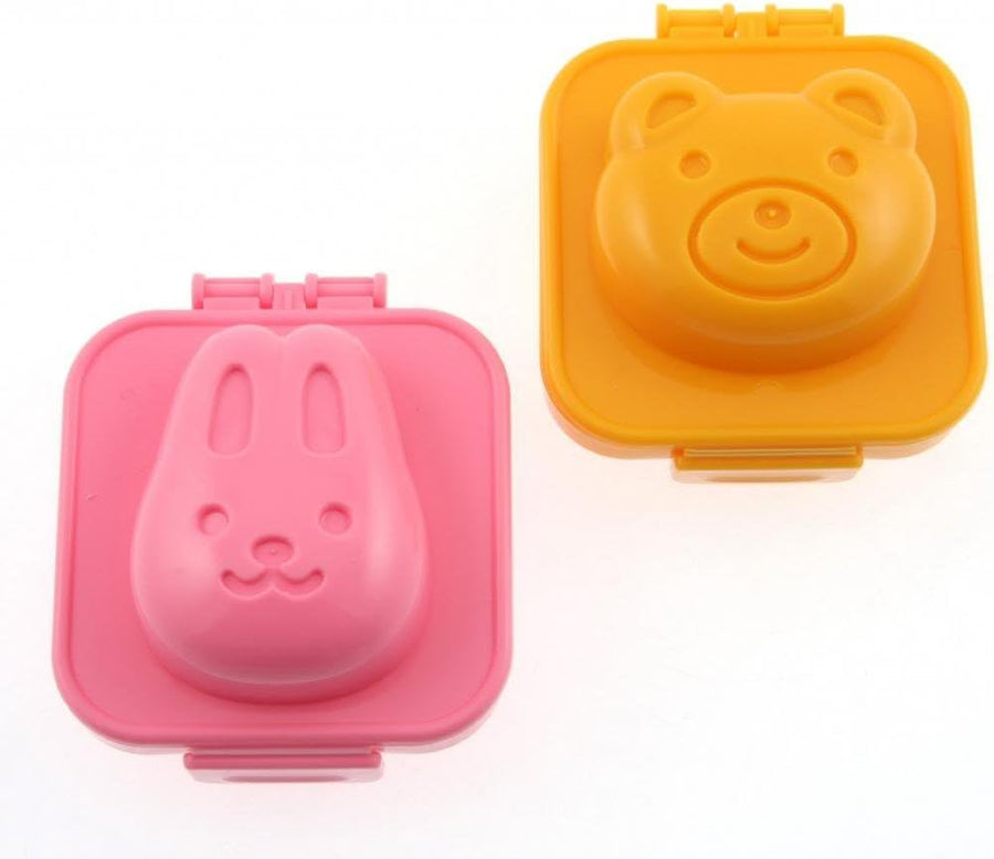 Kotobuki Rabbit and Bear Plastic Egg Mold