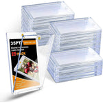 25 PCS 35pt One Touch Magnetic Card Holders,Suitable for Baseball Football Sports Card Protector,Trading Card Collection Hard Case