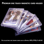 25 PCS 35pt One Touch Magnetic Card Holders,Suitable for Baseball Football Sports Card Protector,Trading Card Collection Hard Case