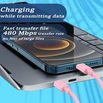 Multi USB Charging Adapter Cable Kit, USB C to Ios Device for Travel, Conversion Set USB a & Type C to Male Micro /Type C/Ios Device, Data Transfer, Card Storage, Tray Eject Pin, Phone Holder (White)