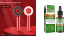 Comb Scalp Massager - flexible bristle close-up