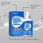 Skincare Cleansing Mist - spraying mist on face