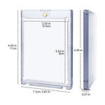 25 PCS 35pt One Touch Magnetic Card Holders,Suitable for Baseball Football Sports Card Protector,Trading Card Collection Hard Case