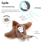 Flapping Bird Cat Toy - sparrow design variant