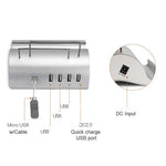 Gadget Charging Station with Stand - silver color option