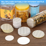 45Mm/1.76Inch Foam Lid Liner, 50 Pack PS Foam Resistant Tamper Pressure Sensitive Seal with Dustproof Paper Back for Bottle Cap Liners Seals