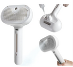 Pet Hair Spray Brush - self-cleaning grooming brush for cats and dogs