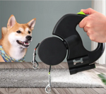 Auto Double Dog Leash - two dogs walking on dual leash